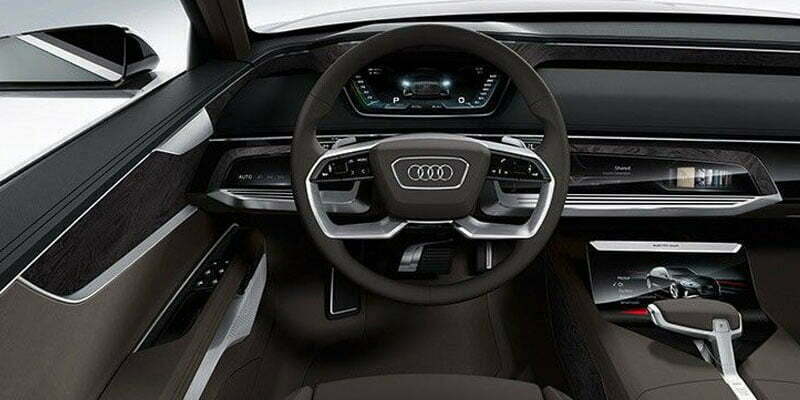 Audi A9 Prologue Concept 2022 Steering View