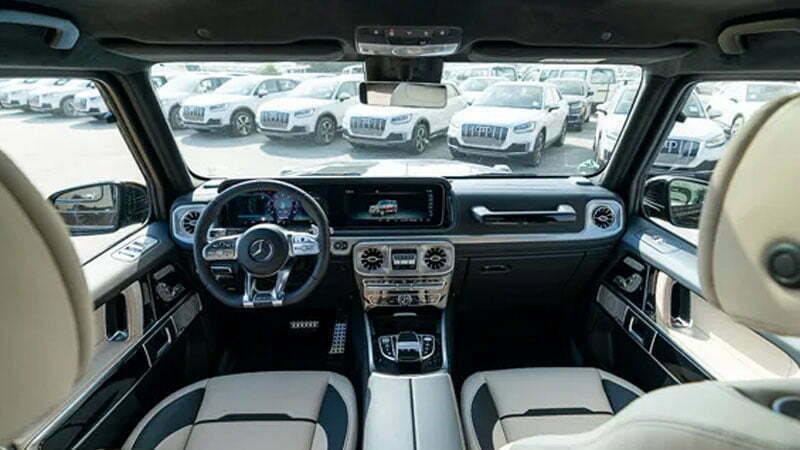 Mercedes Benz AMG G63 2022 Dashboard View