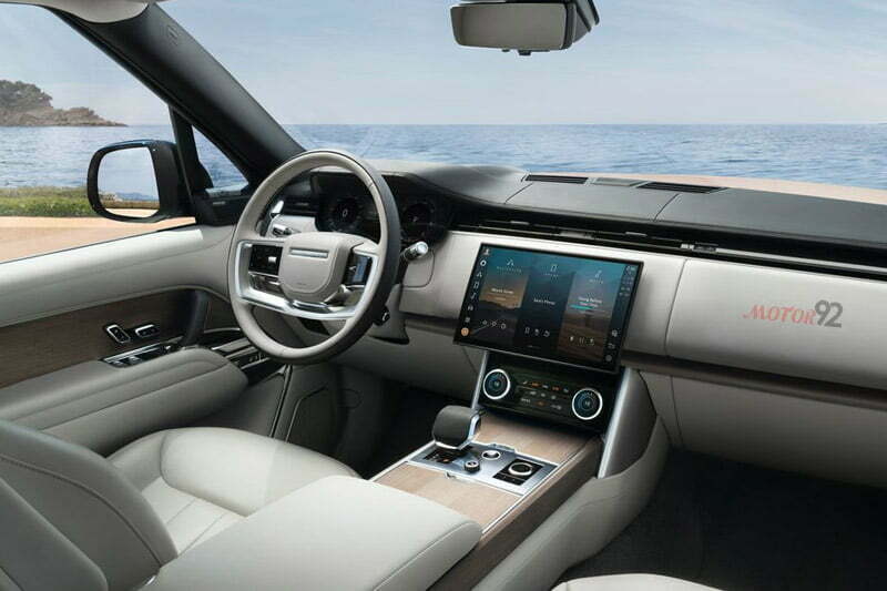 Range Rover SV 2022 Dashboard View