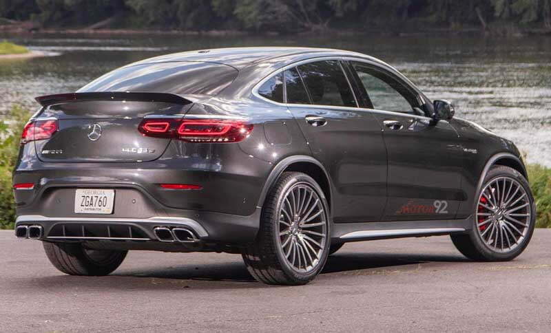 Mercedes AMG GLC 63 S 4MATIC Coupe 2022 Back View