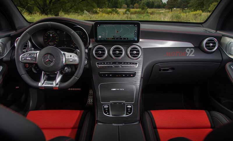 Mercedes AMG GLC 63 S 4MATIC Coupe 2022 Dashboard View