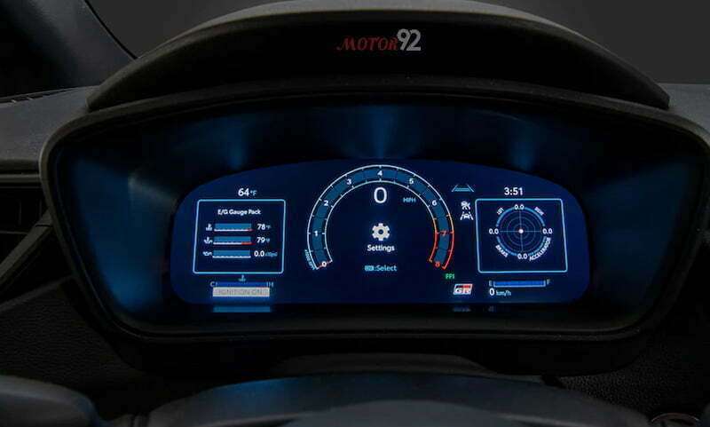 Toyota GR Corolla 2023 Interior Display View